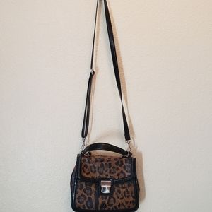 Leopard Print Nicole Miller Crossbody